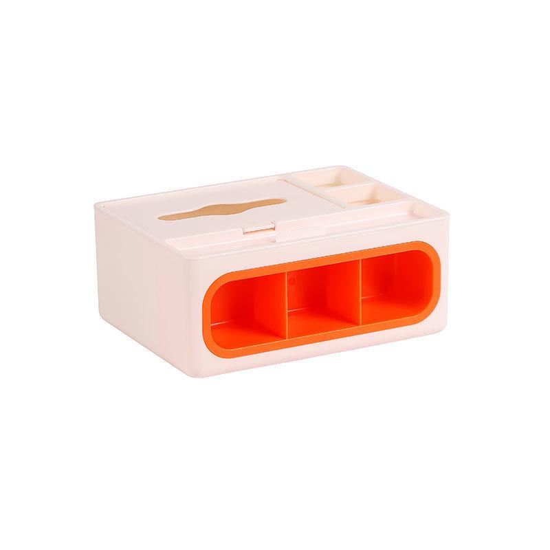 Multi-Functional Facial Tissue and Remote Control Storage Box for Home
