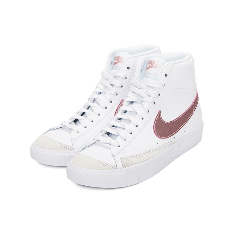 Nike Blazer Mid 77 GS White Pink Glaze Kids Sneakers DA4086-105