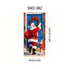 Santa Claus Christmas Hanging Cloth Background Decoration