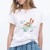 Little Prince White Print Women's Short Sleeve T-Shirt