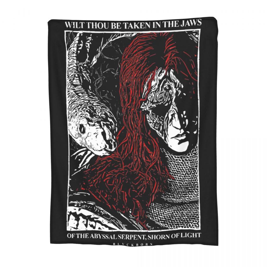 Messmer Eldened Ringed Shadow Of The Erdtree Blankets Lightweight Thin Fleece Comfortable Present Throw Blanket Plush Thin Quilt