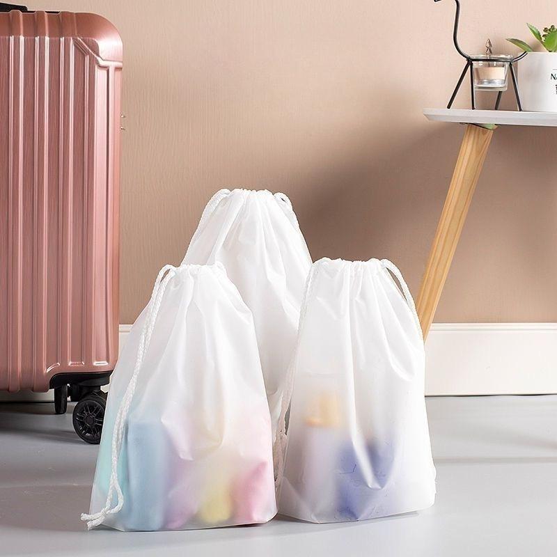 5pcsShoes Storage Bag Closet Organizer Travel Portable Bag Waterproof Pocket Clothing Classified Hanging BagsTravel Storage Bags