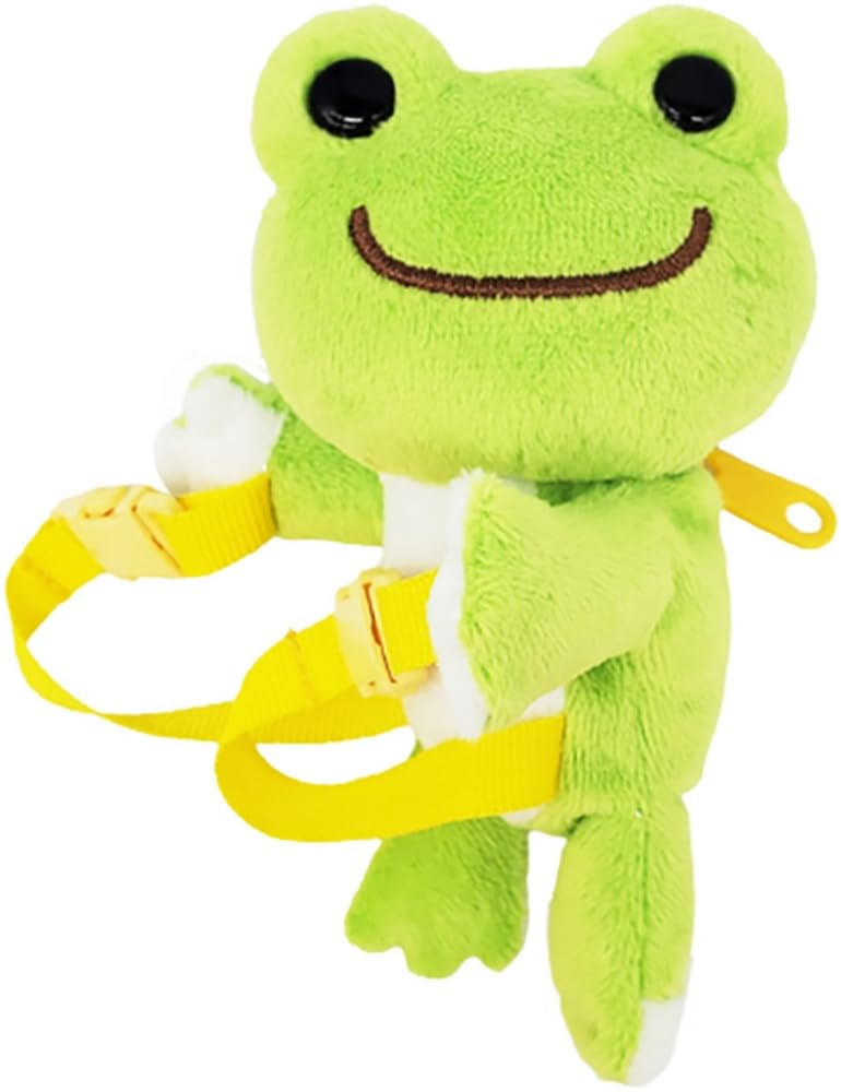 Nakajima Corporation Pickles Safely Returned Frog Bean Doll Mini Backpack, Green, 167934-22
