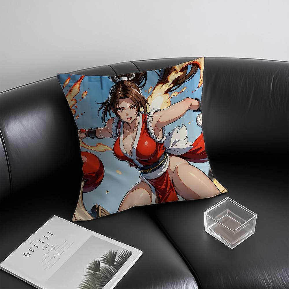 The King Of Fighters Pillow Case Anti-dustmite Invisible Zipper Sofa Bed