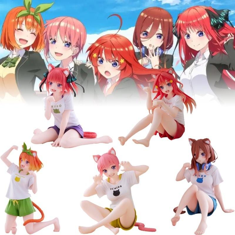 Quintuplets Quintessential The Ichika Nino Miku Itsuki Yotsuba Pvc Toy Model