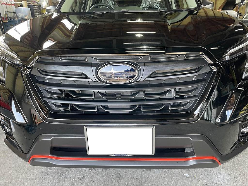 Forester Emblem Smoke Film Custom PPF Stepping Stone Scratches Blackout Dress Up Accessories