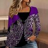 Tops for Women  Simple Print Long Sleeve Fake Two‑Piece Top Fall Casual Slim Pullover Women's Long Sleeve Top