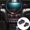 Black Alloy Air Conditioner Switch Knob Cover Trim Ring for BMW MINI COOPER 14+