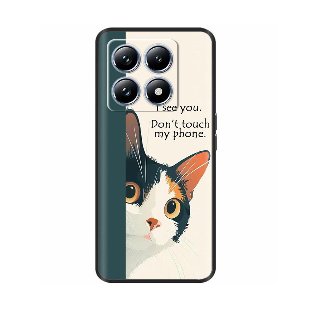 For Xiaomi Mi 14T Pro Case Soft Liquid Silicone Protection Back Cover for Xiaomi 14T Pro Mi14T 5G Cases Painted Cartoon Fundas