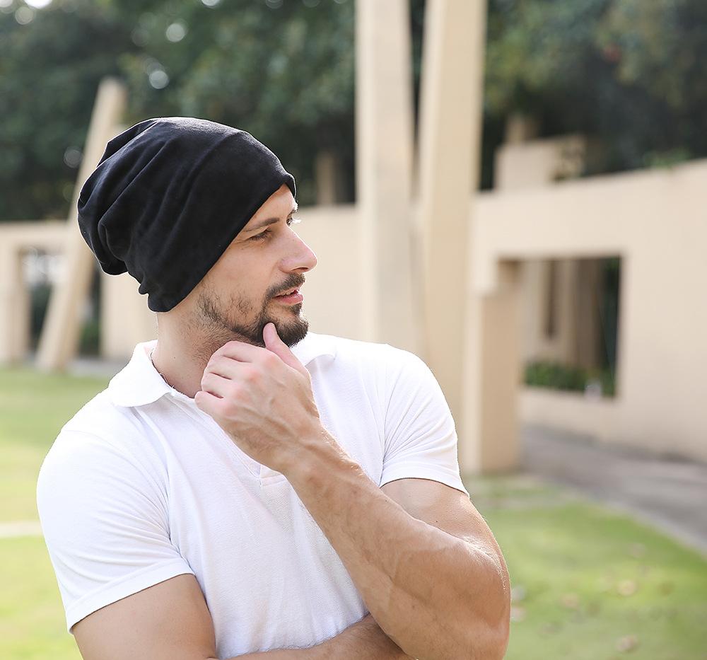 Unisex Soft Beanie Hat Casual Stretchy Knit Hat for All Seasons Lightweight Slouchy Skull Cap for Men and Women