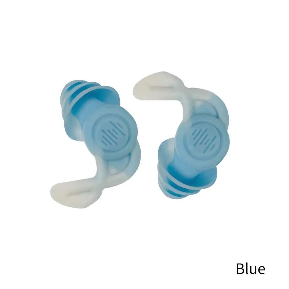 1Pair Soft Silicone Earplugs Noise Reduction Ear Plugs for Travel Study Sleep Waterproof Hear Safety Anti-noise Ear Protector