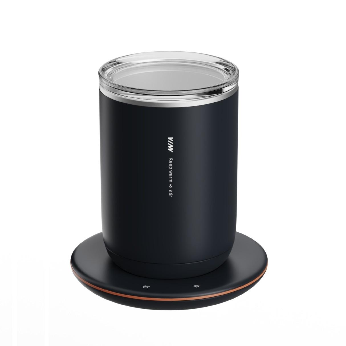 

Автоматическая чашка для перемешивания может нагреваться. Чашка для теплой воды из нержавеющей стали. Постоянная температура 55 градусов. Двухслойный корпус чашки. Электрическая чашка для перемешивания. чёрный