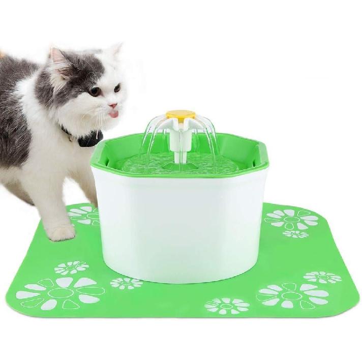 Cat Water Fountain, 1.6L Quiet Pet Water Fountain Automatic Cat Fountain Healthy Hygienic Fresh Water Drinking Bowl for Cats,Dogs,Birds and Little