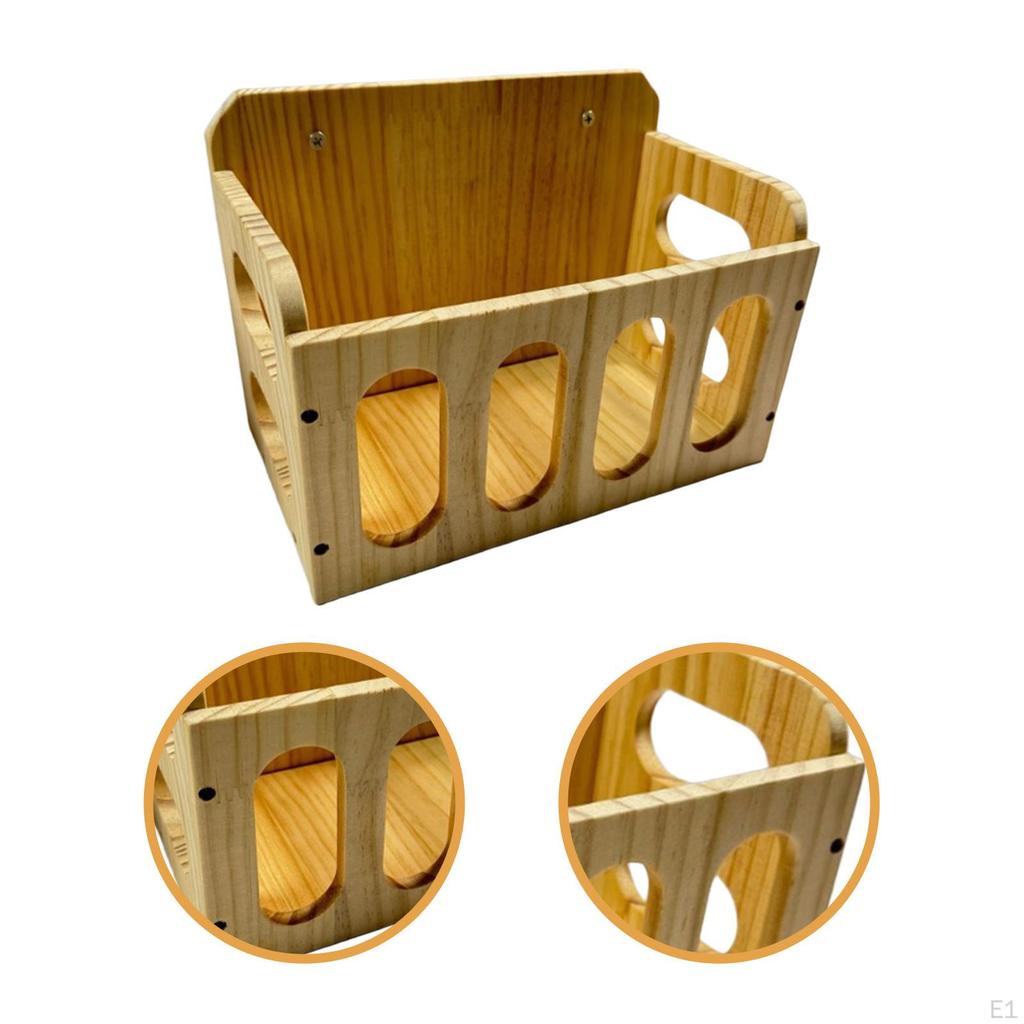 Wooden Hay Feeder Small Animals Feeding Holder ,Cage Accessories, Food Manger Dispenser