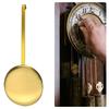 Decorative Gold Metal Clock Pendulum Clock Upgrades for Enthusiasts Collectors