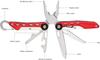 Amazon Basics Tool Set with Nylon Case Red Multi-Tool 10-in-1