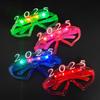 Glowing LED Eyewear For Cosplay Event Practical Plastic Frame Adjustable Fit Adults Kids Costume Props