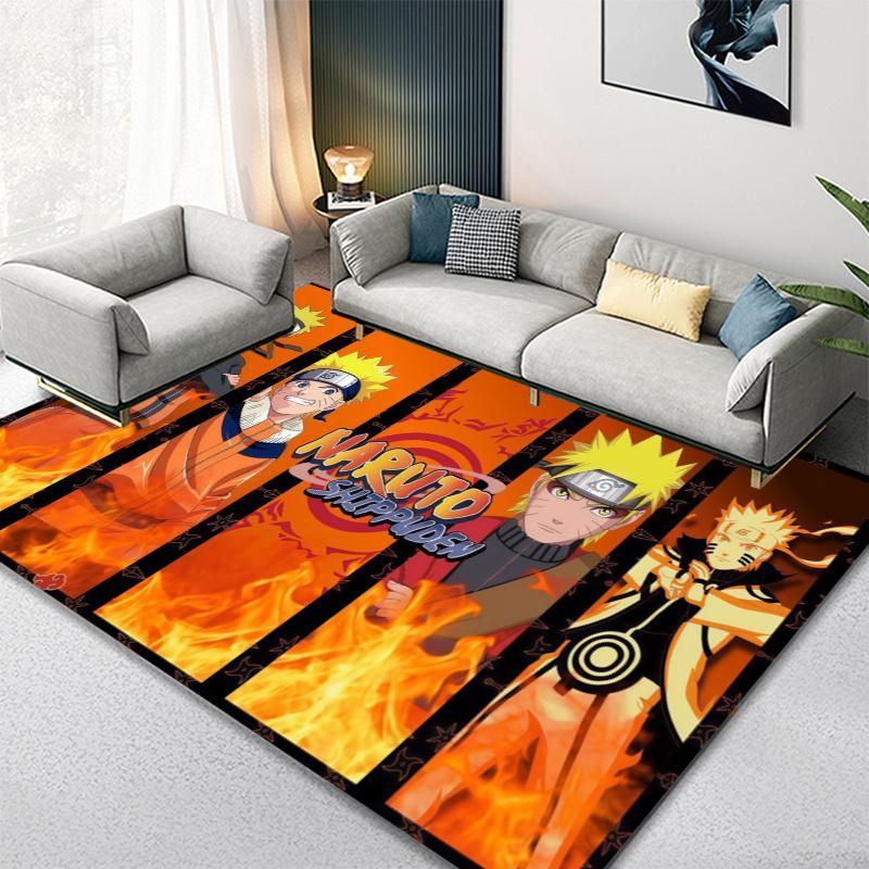 Anime N-Naruto Carpet Rug for Living Room Bedroom Home Sofa Decoration,Kids play Non-slip Floor Mat