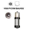 2Pcs Car 108SMD LED Brake Reversing Light Turn Signal T20 1156 1157 P21W Car Tail Light Motorcycle Bulb 12V