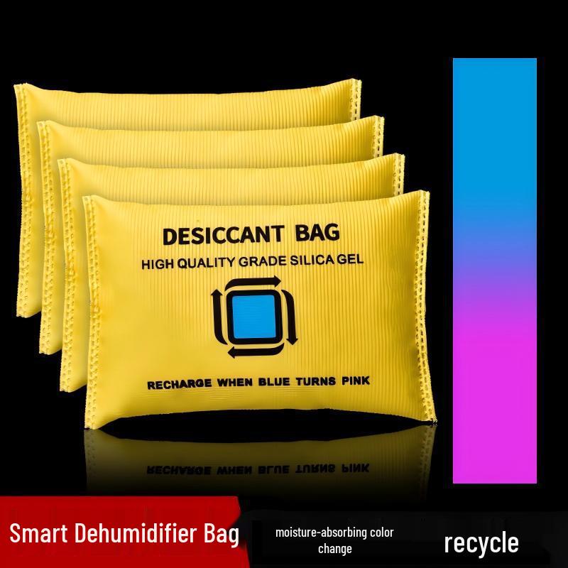 Color-Changing Moisture Absorbing Car Dehumidifying Bag - Anti-Mold, Anti-Moisture Household Pack