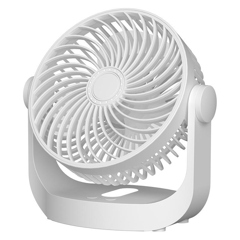 

Mini USB Rechargeable High-Speed Desktop Fan: Portable and Powerful Rechargeable Version❥3 Wind Speeds❥Night Light білий