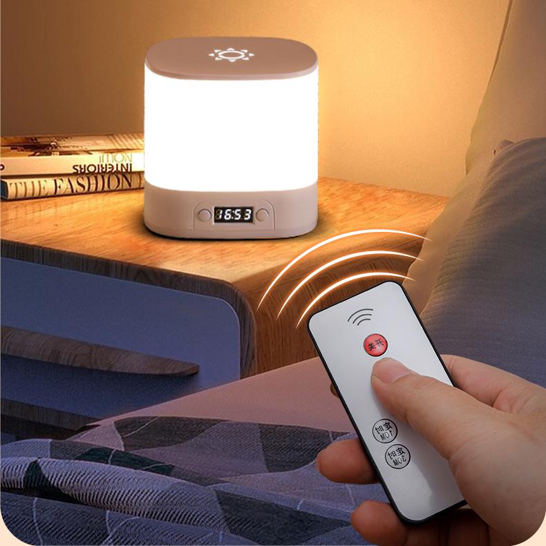 Rechargeable Touch Night Light with Remote - Eye Protection Table Lamp for Postpartum Baby Feeding & Bedroom Sleep