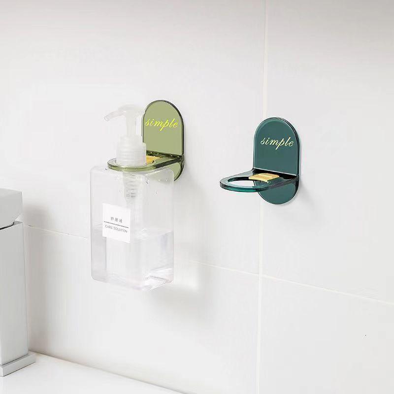 Shower Gel Rack Wall Rack Kitchen Bathroom Hanger Hand Sanitizer Bottle Shampoo Hanger Free Punch