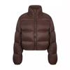 Autumn and Winter Fashion Wear High-end Down Cotton Clothes Women's Bread Clothes Solid Color Short Coat