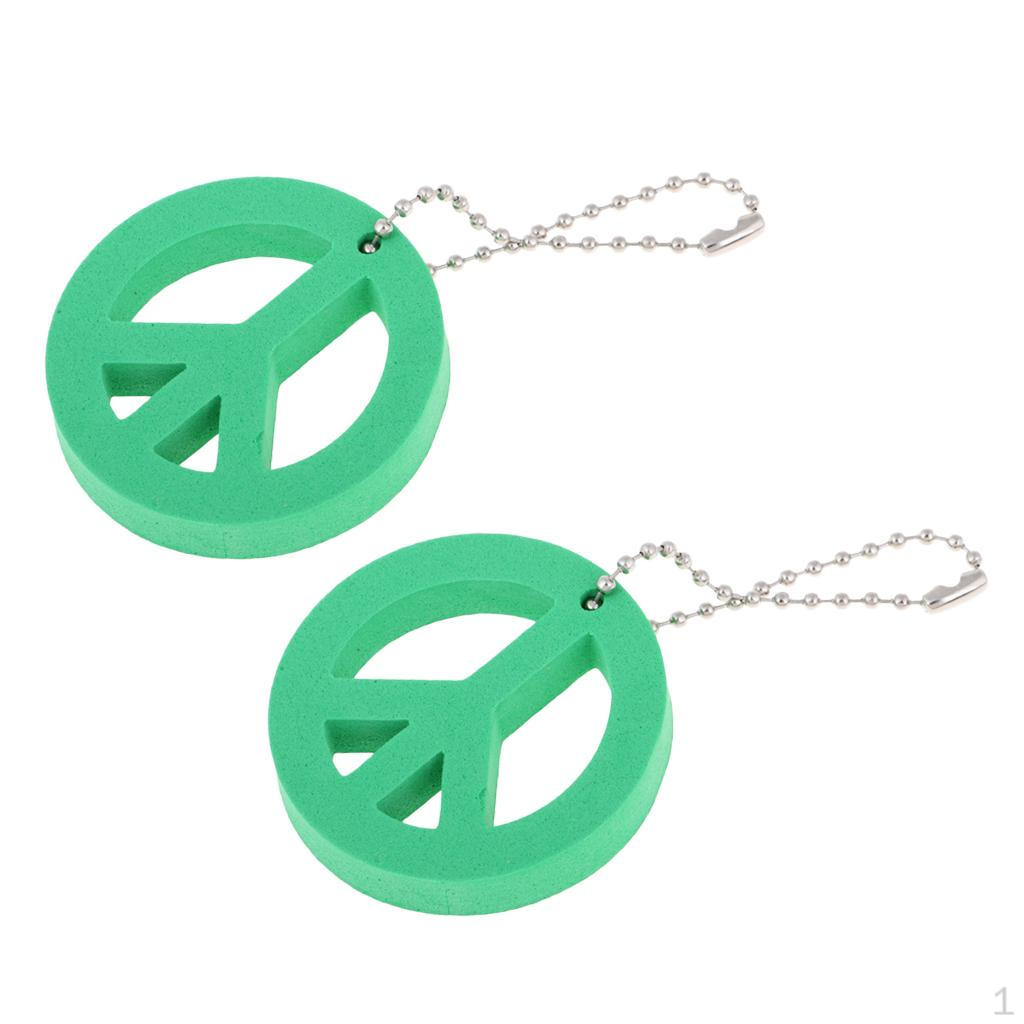 Floating Keychain for Beach Seaside Boat Yachting Sailing Rafting Canoeing зелёный