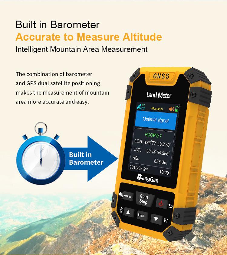 WangGan S4 GPS Land Survey Meter (Yellow)