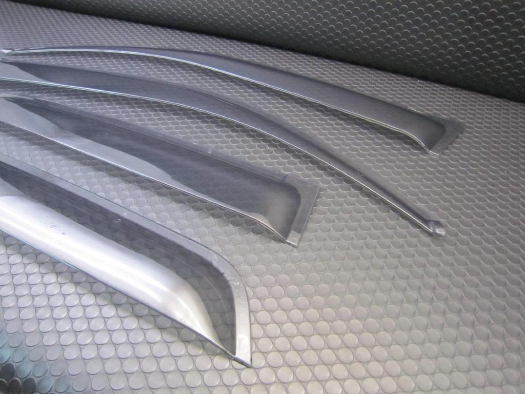 BRIGHTZ Premium Side Door Visors with Hardware for Toyota Hilux Surf Fits N215 210/215 [INJ-V-041], Green, Trim, KD, RZN, VZN, N210, (Part Number