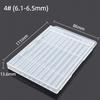 1Pcs Clear Tool Parts Storage Case Plastic Hardware Tool Box  For Twist Drill Tap Accessories