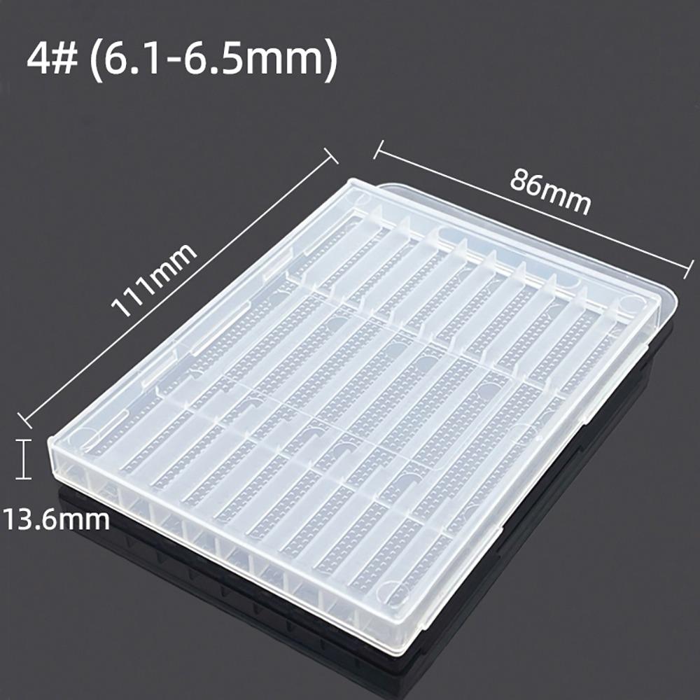 1Pcs Clear Tool Parts Storage Case Plastic Hardware Tool Box For Twist Drill Tap Accessories