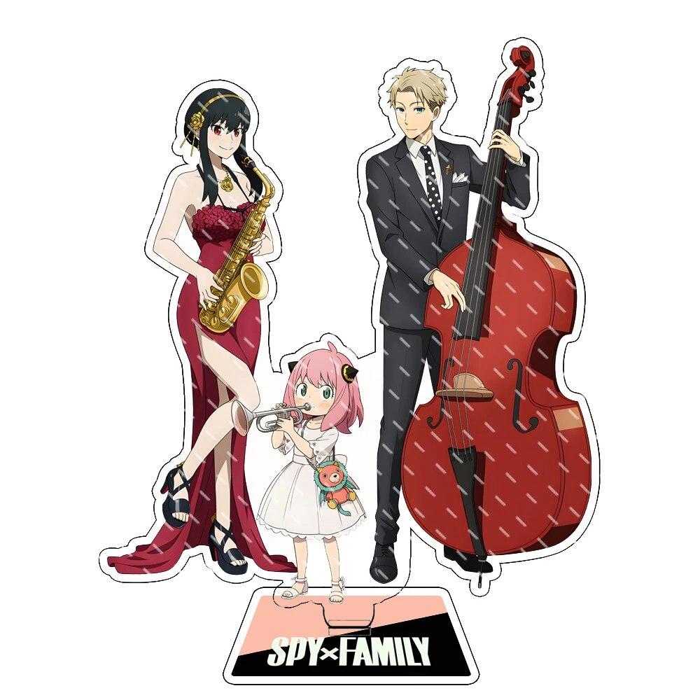 Anime Spy X Family Figure Cosplay Acrylic Stand Twilight Loid Forger Yor Forger Anya Forger Model Plate Collection Props Gifts