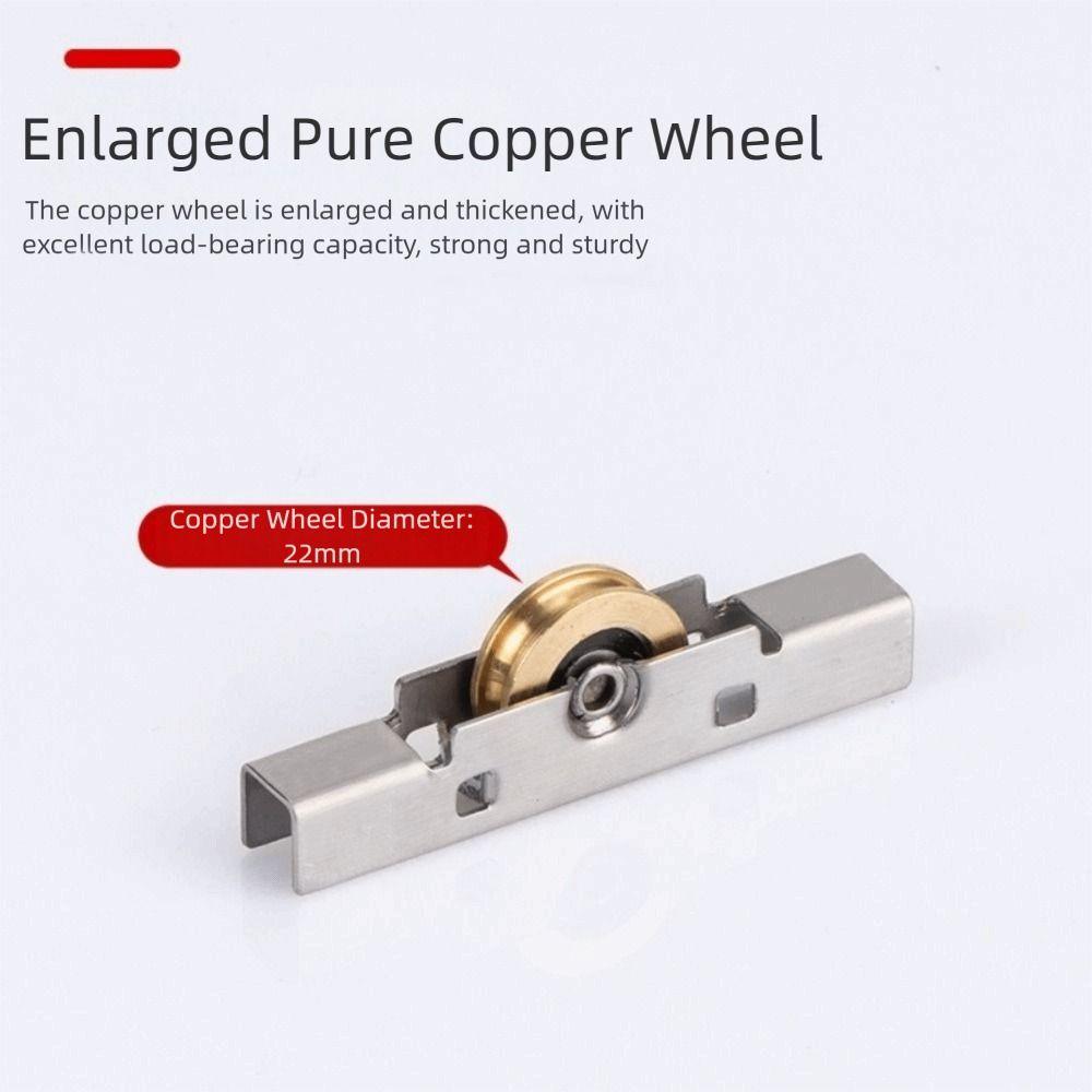 Pulley Roller Stainless Steel Glass Door Pulleys Roller Track Wheel Glass Sliding Door Pulley Window Pulleys Window