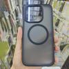 For Oneplus 15 Case Magsafe Frosted Semi-transparent Baby Skin Touch Raised Camera Lens Lips Guard Hybrid Soft Cover