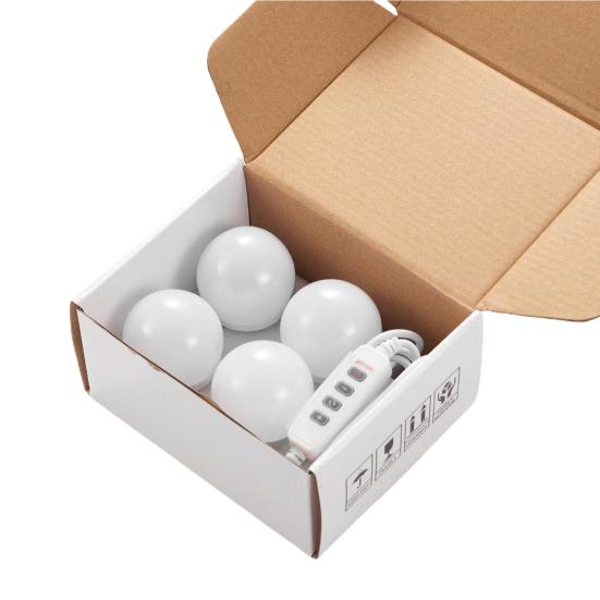 1 Set Eye-catching Mirror Light Self-adhesive Uniform Light Protect Eye DIY LED Vanity Mirror Light