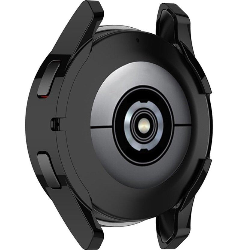 Case with Screen Protector for Samsung Galaxy Watch 4 44mm, Black