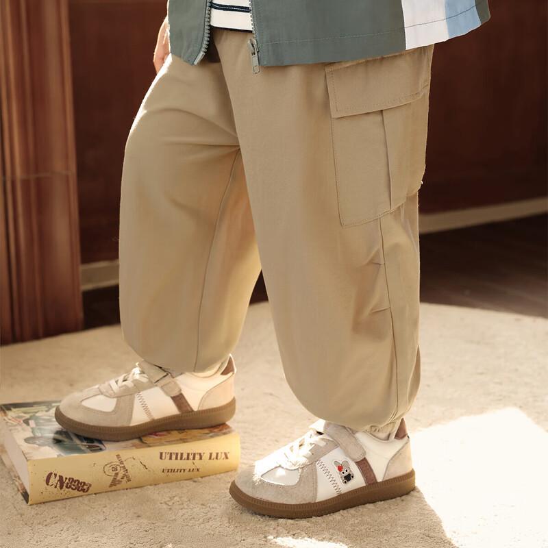LUSON Boys  Spring Autumn Cargo Pants 110