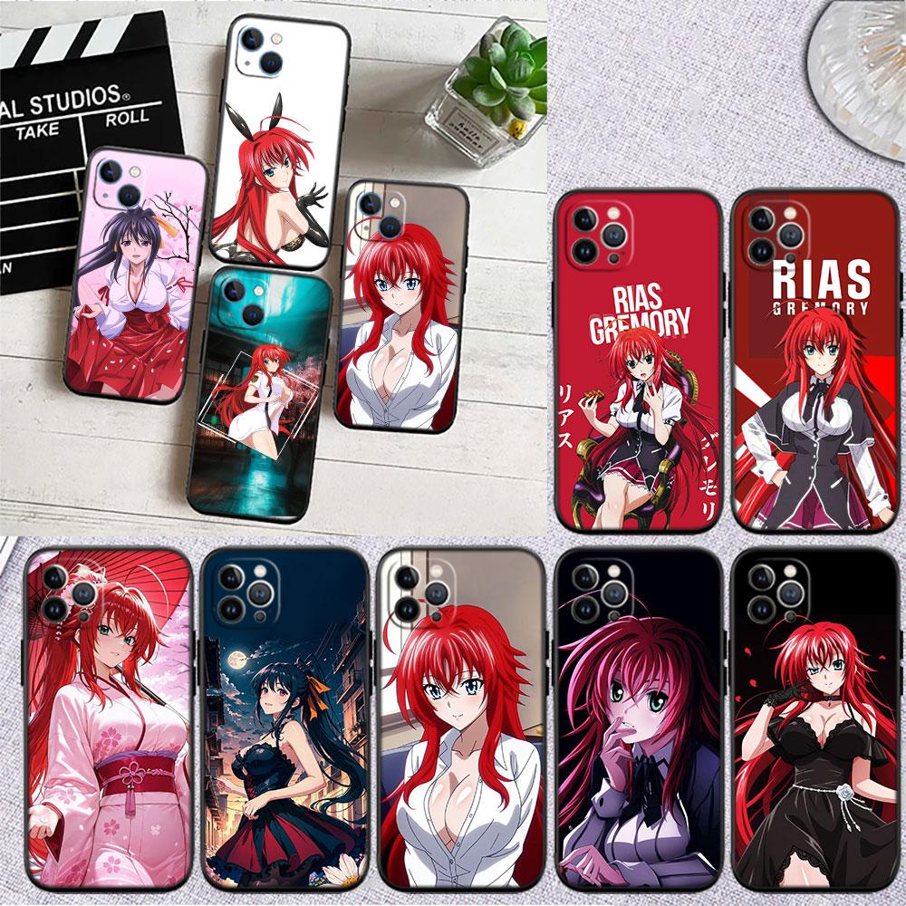 LO84 Rias Gremory Phone Case for Samsung Galaxy A11 A12 A13 A15 A52S A53 A55 A56 A70 A71 A72 A73 F06 F16 F56 S10 Plus S10e