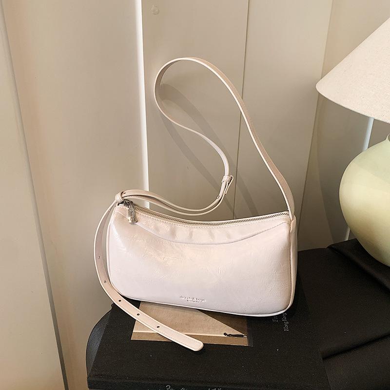 Underarm Bag Women's Baguette Bag Women's 2025 New Simple Handbag High-end Temperament Single Shoulder Underarm Bag