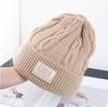 Unisex Letter Label Beanie Hat Fashion Winters Hats Male Female Outdoor Classic Keep Warm Winter Cap