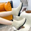 2024 New Rain Boots Women's Overshoes Summer Fashion Outerwear Short Tube Rubber Shoes Waterproof Shoes Non-Slip Rain Boots