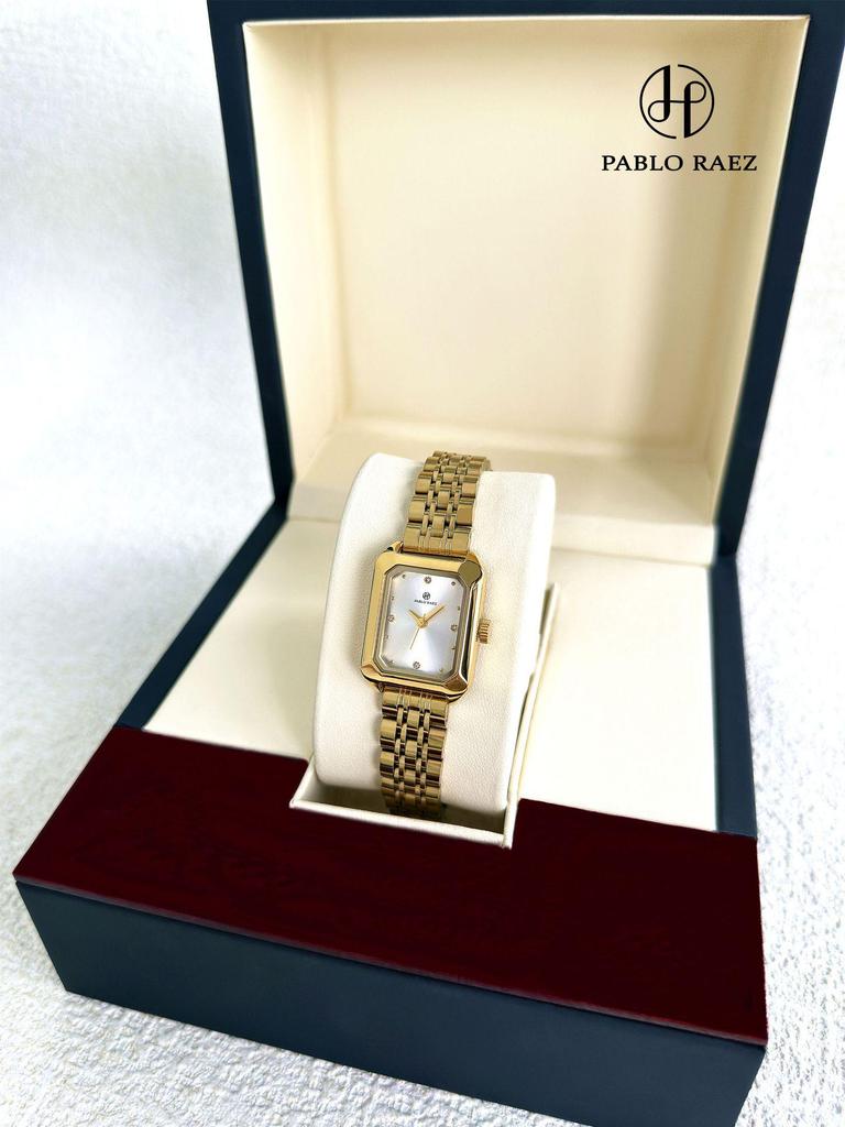 New Luxury Women's Rhinestone Waterproof Quartz Watch with Steel Band