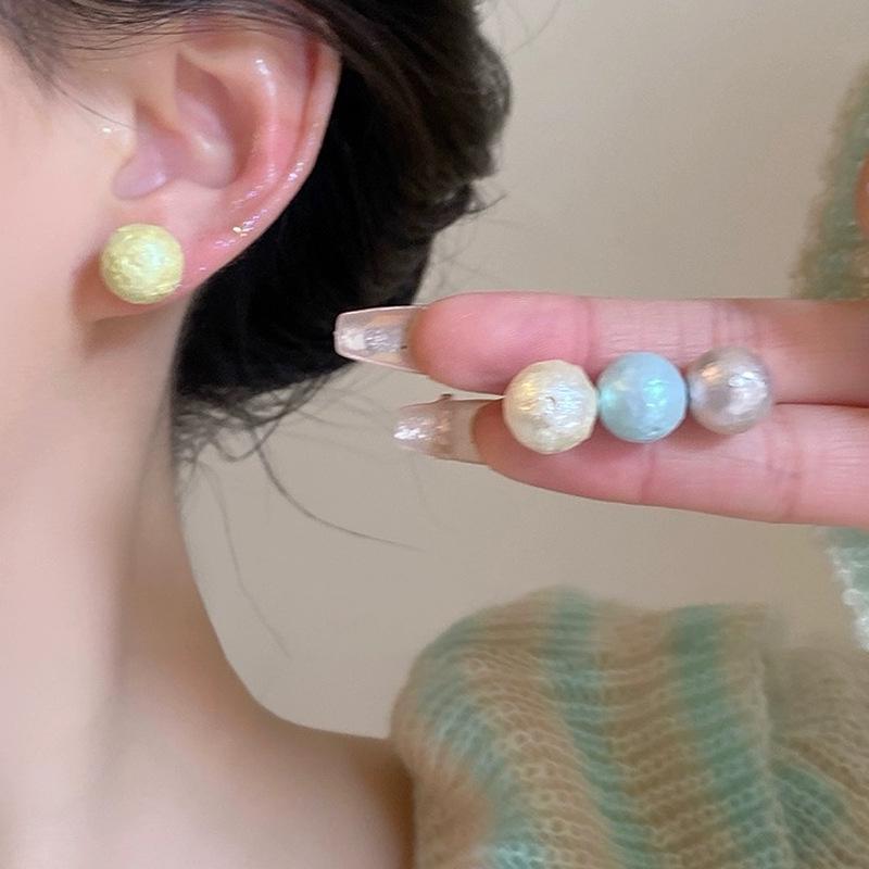 2024 Bunte Schneeflocken Perlen Ohrstecker - Leichter Luxus & Sanfter Stil für Frauen