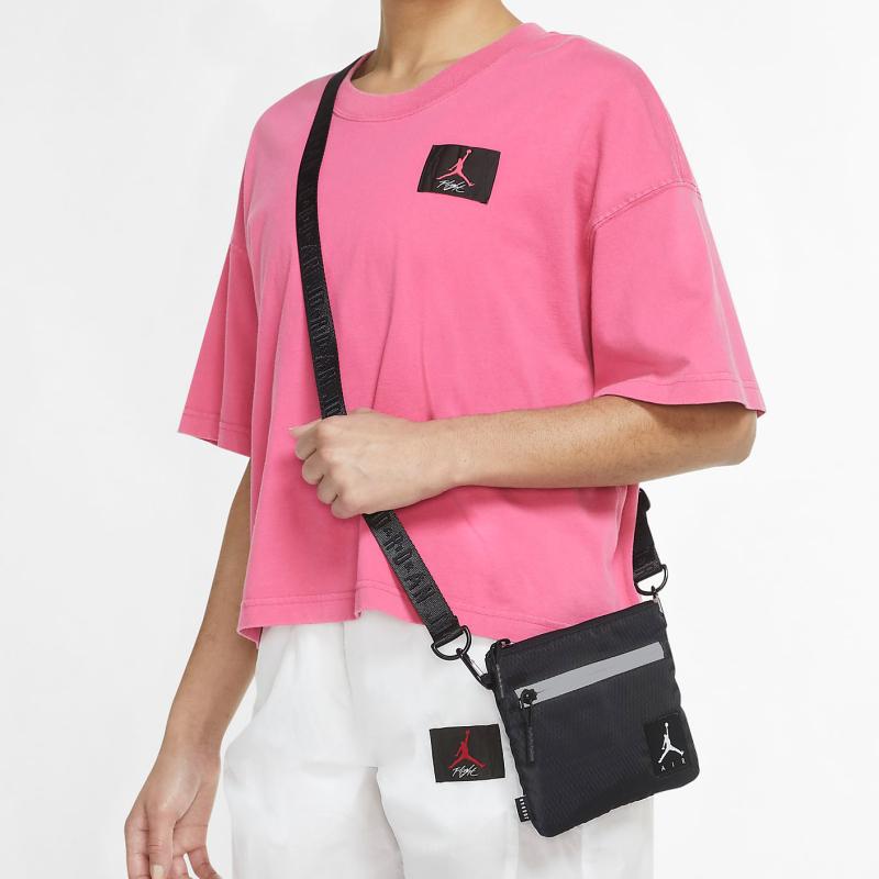 Jordan Nylon Shoulder Bag Crossbody Bag Regular Unisex Black Jordan DN2649-010