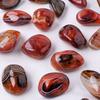 Natural agate, large particles, rolling stones, mineral specimens, landscape stones, ornaments, suitable for humanities teaching