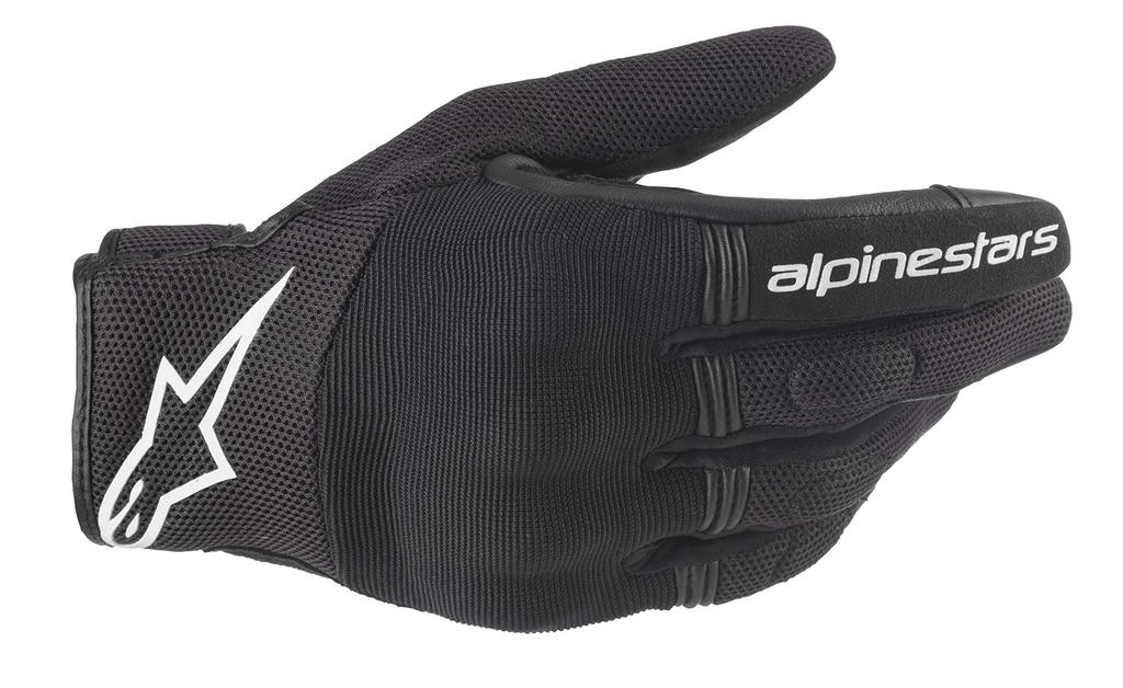 Alpinestars COPPER Motorcycle Gloves, Black/White (Size L) (356 8420)