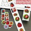 500Pcs/Roll Q Ladybugs Kids Rewards Stickers - DIY Scrapbooks Album Decor Sealing Label Decals