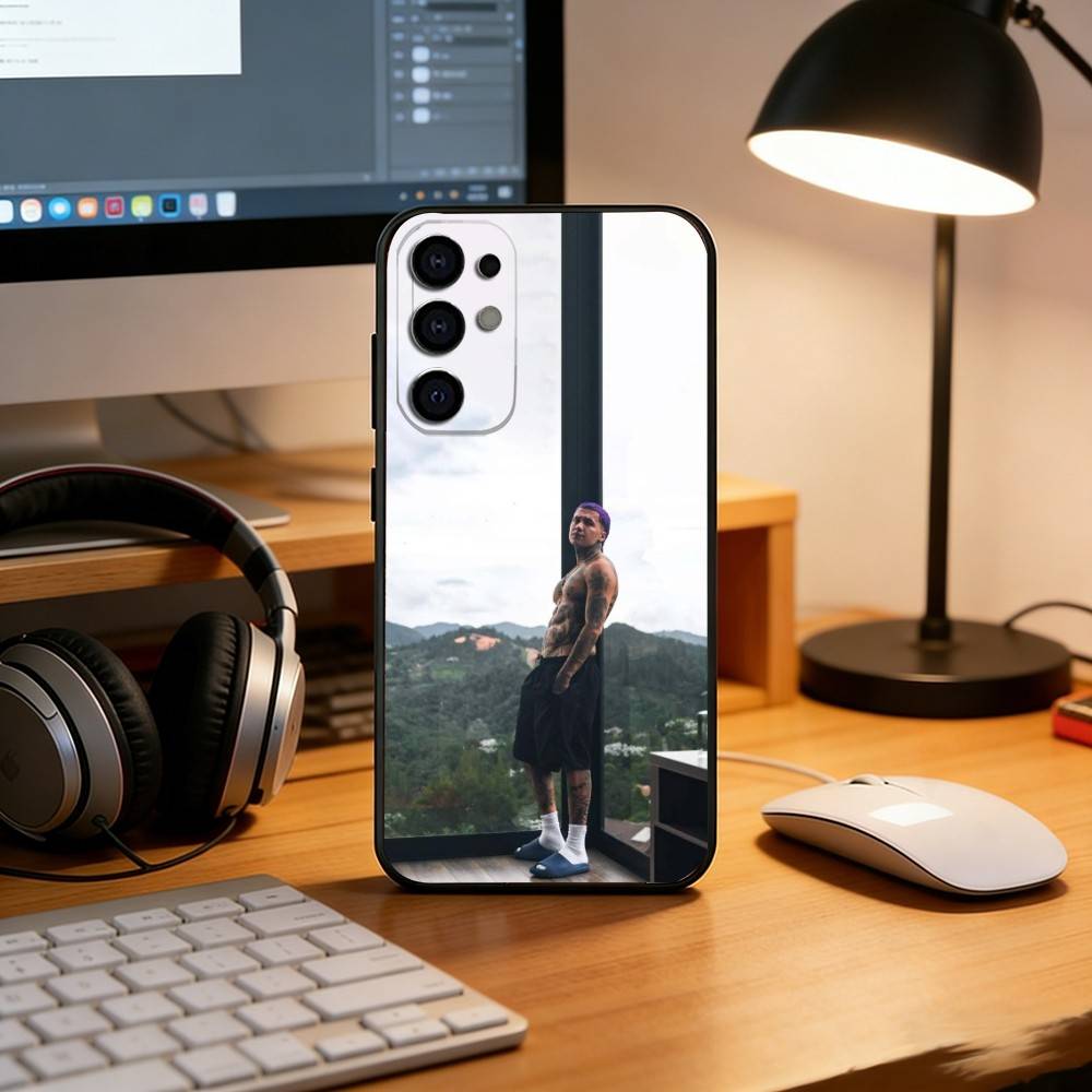 Rapper B-Blessd Phone Case For Samsung S25,S24,S21,S22,S23,S30,Ultra,S20,Plus,Fe,Lite,Note,10,Black Cover